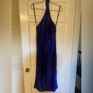 Babaton silk purple dress